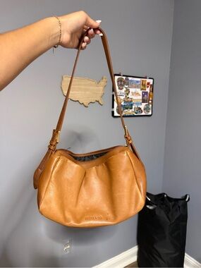 Stone & Co. Brown Leather Shoulder Bag